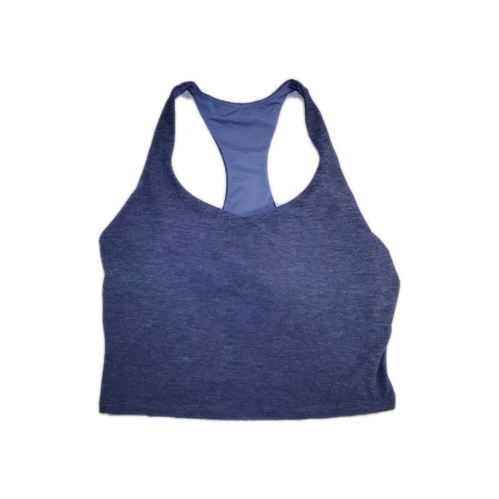 Fabletics Every Day Sports Bra Size XL Blue Activewear Gym Women's Za1-60